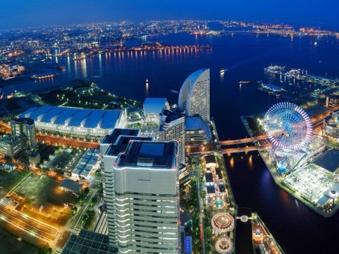 Yokohama Harbour on Japan's east coast